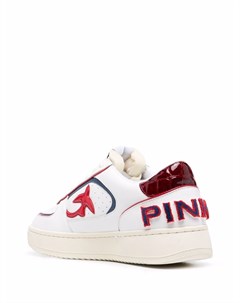 Кроссовки с вышитым логотипом Pinko
