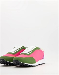 Яркие разноцветные кроссовки Dee Asos design