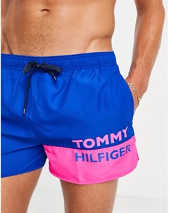 Синие шорты для плавания Tommy hilfiger