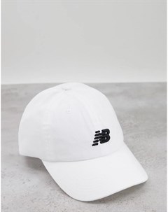 Белая кепка с логотипом New balance