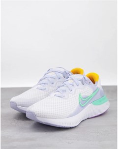 Белые кроссовки Renew Run 2 Nike running
