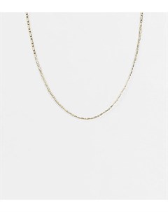 Позолоченное ожерелье цепочка длиной 18 дюймов Figaro Orelia