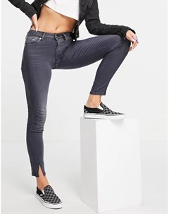 Серые джинсы скинни с завышенной талией Pixie Pepe jeans