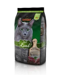 Сухой корм для кошек Adult with Lamb 2 кг Leonardo