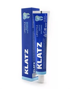 Зубная паста Бережное отбеливание 75 мл Lifestyle Klatz
