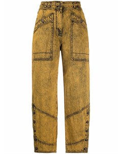 Прямые джинсы из вареного денима Ulla johnson