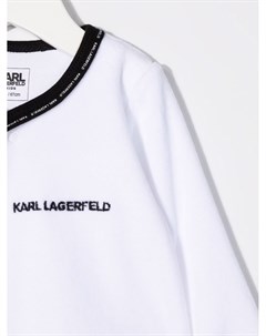 Комплект из пижамы и нагрудника с вышитым логотипом Karl lagerfeld kids