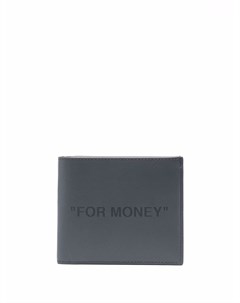 Складной бумажник с принтом For Money Off-white