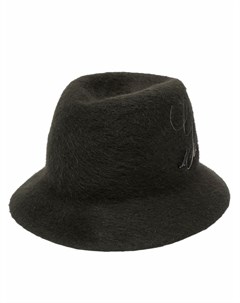 Фетровая шляпа федора с тисненым логотипом Junya watanabe man