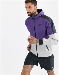 Фиолетовая куртка для бега Velocity New balance