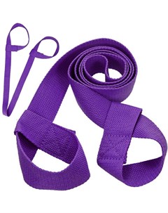 Ремень стяжка универсальная для йога ковриков и валиков B31604 фиолетовый Sportex