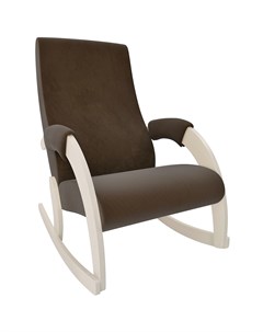 Кресло качалка california коричневый 54x100x95 см Комфорт