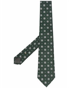 Шелковый галстук с цветочным принтом Canali