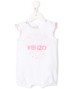 Комбинезон Elephant с логотипом и оборками Kenzo kids