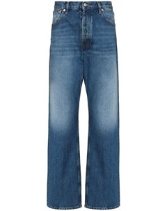 Прямые джинсы с эффектом потертости Maison margiela