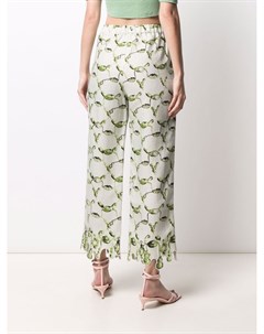 Укороченные брюки с цветочным принтом Rosie assoulin