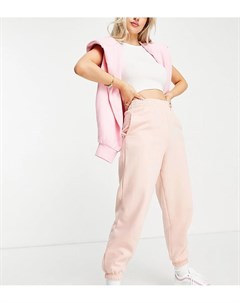 Розовые джоггеры с манжетами от комплекта New look petite