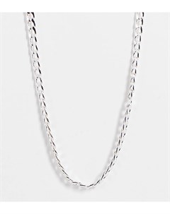 Посеребренное ожерелье с цепочкой с крупными звеньями Asos design