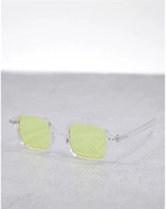 Солнцезащитные очки с квадратными стеклами в стиле 70 х Madein Madein.