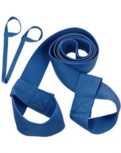 Ремень стяжка универсальная для йога ковриков и валиков B31604 синий Sportex