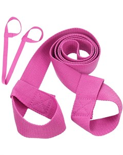 Ремень стяжка универсальная для йога ковриков и валиков B31604 розовый Sportex