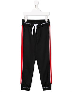 Спортивные брюки с логотипом на поясе Givenchy kids