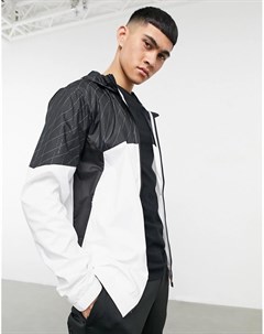 Куртка в стиле колор блок с капюшоном и графическим принтом Puma