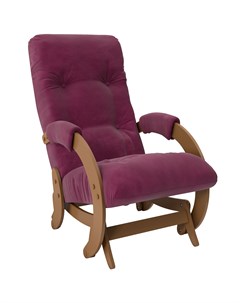 Кресло глайдер oxford 68 фиолетовый 55x100x88 см Комфорт