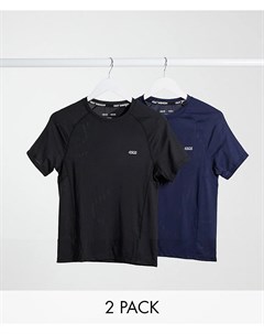 Набор из 2 облегающих спортивных футболок из быстросохнущей ткани НАБОР СО СКИДКОЙ Asos 4505