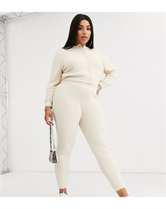 Пушистые трикотажные джоггеры для дома от комплекта ASOS DESIGN Curve Asos curve