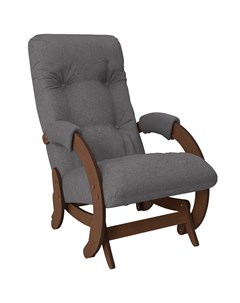 Кресло глайдер oxford 68 серый 55x100x88 см Milli