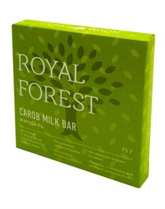 Шоколад Миндаль Carob milk bar 75 г Royal forest