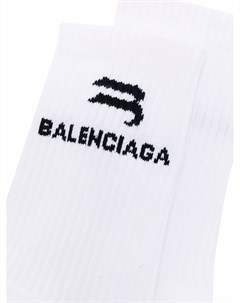 Носки в рубчик с логотипом Balenciaga