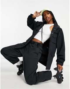 Черная куртка с карманами в утилитарном стиле M65 Nike