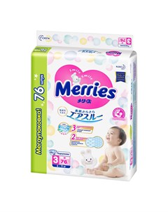 Подгузники 6 11 кг шт Merries