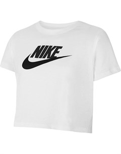 Подростковая футболка Big Kids Girls Cropped T Shirt Nike