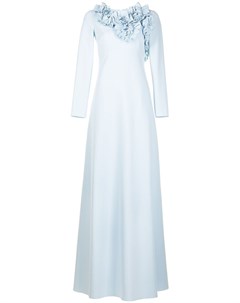 Платье с длинными рукавами и оборками Greta constantine