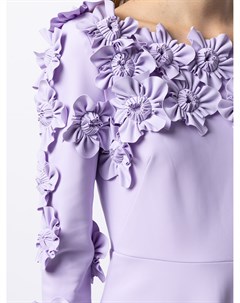 Платье с цветочной аппликацией Greta constantine