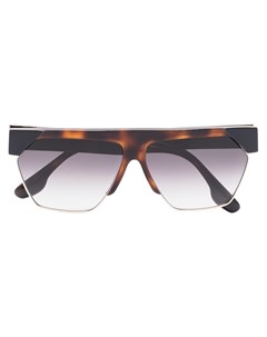 Солнцезащитные очки в оправе черепаховой расцветки Victoria beckham eyewear