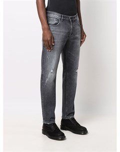 Прямые джинсы с эффектом потертости Dondup