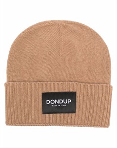 Шапка бини с нашивкой логотипом Dondup