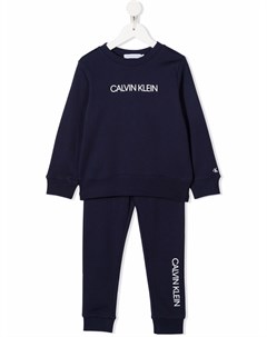 Спортивный костюм из органического хлопка с логотипом Calvin klein kids