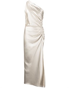 Шелковое платье асимметричного кроя Michelle mason