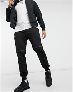 Черные брюки в стиле casual Soul star