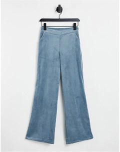 Синие брюки с широкими штанинами Elva Object