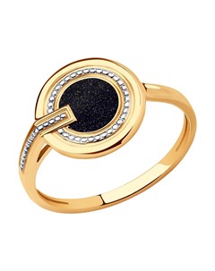 Кольцо из золота с эмалью Sokolov