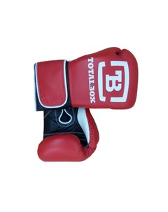 Боксерские перчатки для спарринга цвет красный с черным Totalbox