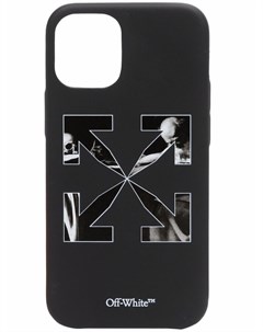 Чехол для iPhone 12 Mini с логотипом Caravaggio Arrows Off-white