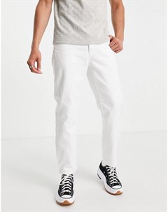 Белые джинсы свободного кроя Topman