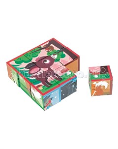 Развивающая игрушка Кубики Лесные животные Janod